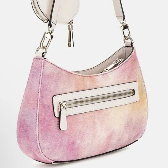 GUESS X BANKSY BRANDALISED TOP ZIP SHOULDER - Handbag - Picture 4 of 11